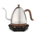 Berliner Kaffeeroesterei DE Brewista - Artisan Schwanenhals-Wasserkocher 1 Liter Edelstahl / Holz 604505
