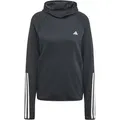 Damen Adidas AG Adidas Damen Own the Run 3-Streifen Hoodie - Mehrfarbig - S