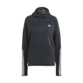 ADIDAS OWN THE RUN 3 STRIPES HOODIE Damen Schwarz S IK5015.05S