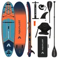 AQUALUST 10.6 iSUP Board Stand Up Paddle Surfboard aufblasbar Paddel Sitz 320cm