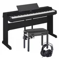 Yamaha P-S500 Schwarz - Komplettes Set-Up mit Klavierbank und Kopfhörern