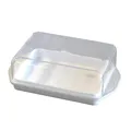 Kühlschrank-Butterdose weiss, Deckel transparent