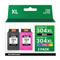 VVQV 304 XL Druckerpatronen Multipack 304XL Ersatz für HP 304 Druckerpatronen schwarz und Farbe für HP Envy 5000 5030 5010 5020 5032 5020 für HP Deskjet 3750 2630 2620 2622 3720 3730 3760 3762