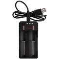 Ultraaspire Unisex Battery Charger 18650 schwarz