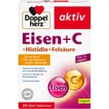 Doppelherz aktiv Eisen+C+Histidin+Folsäure Tabletten