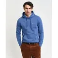 Gant für Herren. 2007058 Shield Hoodie blau (S), Lässig, Baumwolle