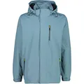 CMP - Herrenjacke mit Reißverschluss und atmungsaktiver Kapuze, Wasserkraft, 58