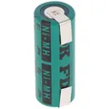 FDK (ehem. Sanyo) Sanyo HR-4/5AU NiMH Akku 2150mAh 4/5A, 43x17mm mit Lötfahne in U-Form