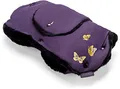 Osann Handmuff für Kinderwagen & Buggy inkl. Handytasche, Handwärmer, Muff aus Fell - Blackberry