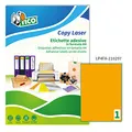 Etichette Copy Laser Premium arancio fluorescente - 4-1 et/ff (conf. pz 70)