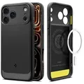 Spigen Rugged Armor Mag Case kompatibel mit iPhone 17 Pro – Schwarz
