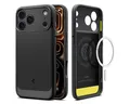 Spigen Handyhülle Rugged Armor mit Magnetfunktion Kompatibel mit iPhone 17 Pro 6,3, Case mit integrierter Magnetfunktion und stoßdämpfender Struktur