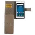 ZTE Blade L7 Handyhülle Bookcover Grau