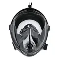 Taucherbrille REZO "Thresher Full Face Mask" Gr. L, schwarz, Sportbrillen, L/XL, mit großer Panoramascheibe