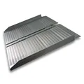 Rollstuhl Rampe klappbar 62cm 270kg faltbar Rollstuhlrampe mobil Alu Flachrampe