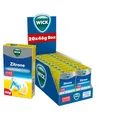 WICK Hustenbonbons Zitrone und natürliches Menthol ohne Zucker Vorratspack – Wohltuendes Hustenbonbon mit Zitronensaft und Menthol für ein tiefes Atemerlebnis – 20er Pack (20 x 46 g)