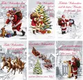 100 Weihnachtskarten mit Umschlag 22-0006, Glückwunschkarten Weihnachten