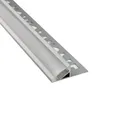 tktrading24 T77 LED Alu Premium Fliesenprofil 12mm silber 30° - 1m opal