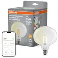 Osram LED Smart+ Filament Globe G125 6W = 60W E27 Warmweiß Dimmbar App WiFi