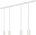 Briloner Leuchten Schienensystem-Sets RAIL, ohne Leuchtmittel, Schienensystem Rail 1,5 m Weiß max. 9W Decke Wohnzimmer Büro Küche
