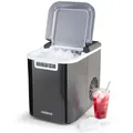 AREBOS Eiswürfelmaschine 2,2L Icemaker Eiswürfelbereiter Eismaschine 12 kg