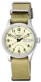 Seiko Sports Automatisch Sahne Zifferblatt Nylon Armband SRPJ83K1 100M Herrenuhr