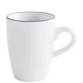 KAHLA 574732A69974C Pronto Line Espresso-Obertasse hoch 0,10 l Line royal blue | Espressotasse mit dunkelblauer Linie aus Porzellan