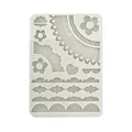 Stamperia - Silicon Mould A5 for Scrapbooking, Albums, Card Making, Bullet Journals and More, Lace Borders, Non-Stick, Suitable for Air-Dry Clay and More, Perfect for Crafts and Gifting (Secret Diary)