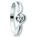 ONE ELEMENT Goldring schmuck, damen schmuck, für sie, hochwertig, preiswert, günstig, perfekt als Geschenk zum Jahrestag oder Geburtstag silberfarben 56