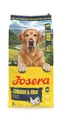 JOSERA Adult Large Huhn & Reis (1 x 12,5 kg) | Premium Trockenfutter für ausgewachsene Hunde großer Rassen | mit Lachsöl | glutenfrei | wertvolle Fettsäuren | XL-Kroketten gegen Schlingen | 1er Pack