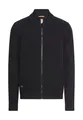 camel active Herren Strickjacke mit Stehkragen aus Baumwolle Regular Fit Navyblau, Menswear-XXL