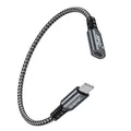 GIANAC USB C Verlängerung Kabel 0.5M,USB Verlängerung Type C 3.2 Verlängerungskabel Stecker auf Buchse Unterstützt 10Gpbs/100W und 4K@60Hz mit iPhone 15 Pro Max, MacBook Pro/Air XPS 15 Galaxy S23 S22