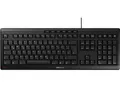Cherry Stream Tastatur JK-8500 DE-2, QWERTZ, flach, leise, SX-Scherenmechanik, schwarz