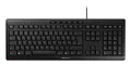4025112090172 Cherry STREAM KEYBOARD - Tastatur - USB - Deutsch - Schwarz No nam