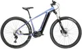 Kross E-Bike Mountainbike E-MTB Level Boost 2.0 500 29 Zoll blau, 11 Gang Shimano DEORE M5100 Schaltwerk, Kettenschaltung, Mittelmotor, 500 Wh, Pedelec, Elektrofahrrad für Damen und Herren
