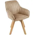 riess-ambiente Stuhl, Beige, Champagner, Textil, 62x84x62 cm, Esszimmer, Stühle, Esszimmerstühle, Vierfußstühle