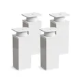 Möbelfüße MFV1, 4er Set, Höhe 60 mm, höhenverstellbar, Vierkantprofil 40 x 40...
