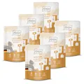 MjAMjAM - Premium Nassfutter für Katzen - Quetschie - saftiges Huhn an leckeren Möhrchen, 6er Pack (6 x 300 g), getreidefrei mit extra viel Fleisch