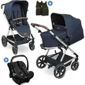 ABC Design 3in1 Kombi-Kinderwagen-Set Timbo 4 mit Babywanne, OneSize