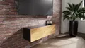 PLATAN ROOM TV Lowboard Hängeboard Board Schrank für Wohnzimmer Wandschrank Matt 105 cm Länge