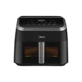 Midea MAD85000ADK Heißluftfritteuse 9 l Fassungsvermögen 1900–2200 W Leistung
