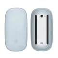 kwmobile Silikon Schutzhülle kompatibel mit Apple Magic Mouse 1/2 Hülle - PC Maus Cover aus softem Silikon - Hellblau