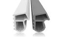 Dikara Dichtungsband Stahlzargendichtung Höhe 16mm Breite 13mm Falz Türdichtung, Antidehnungsfaden, TPE thermoplatisches Elastomer, Dichtung