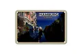 Femer GmbH Metallschild Städte Hamburg Eppendorf Ausblick Fluss 18x12cm Schild, (1 St), gewölbte Oberfläche, abgerundete Ecken, umgeschlagene Kanten