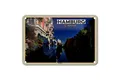 Blechschild Städte Hamburg Eppendorf Ausblick Fluss 18x12 cm Schild