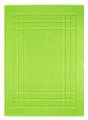 Lashuma Badematte - Duschvorleger, Höhe 5 mm, Frottee, schnell trocknend, 450 GSM, robuster Aufhänger Mittig, Made in Portugal, extra Saugstark, Baumwolle, rechteckig, Bad Läufer 50x70 cm in grün Baumwolle