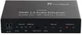 FeinTech VAX00102 HDMI 2.0 Audio Extractor ARC 4K HDR Schwarz