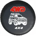 Reserveradabdeckung 4WD 4x4 17 Zoll 31-33