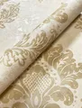 Newroom Vliestapete, Beige Tapete Barock Ornament - Barocktapete Creme Braun Glamour Modern Prunk für Wohnzimmer Schlafzimmer Küche