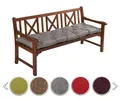 sunnypillow Bankauflage Bankauflage Stuhlkissen viele Farben und Größen zur Auswahl, 170 x 50 cm grau